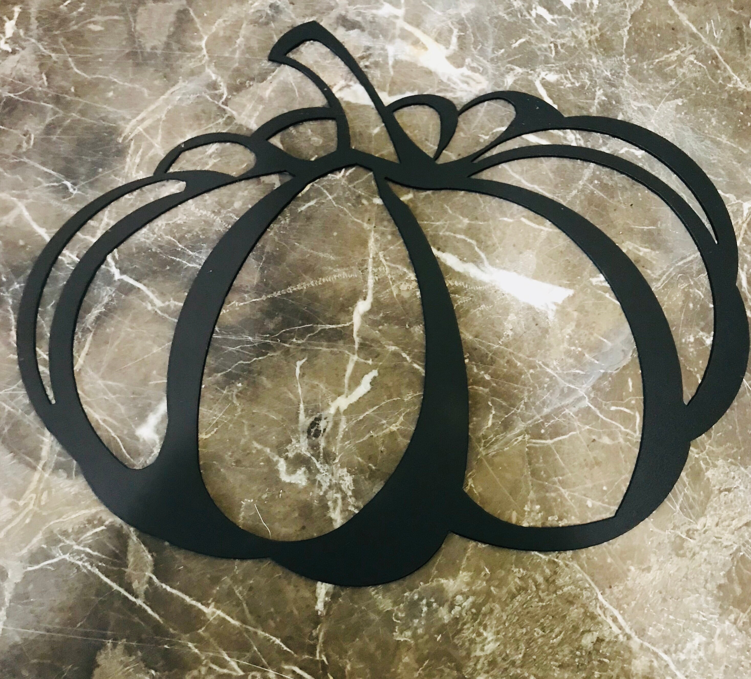 Pumpkin Metal Wall Art | Etsy