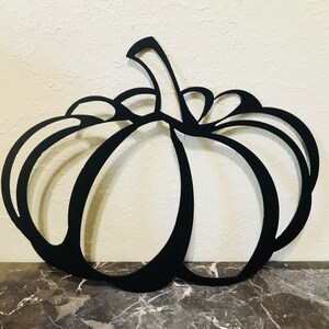 Pumpkin Metal Wall Art - Etsy