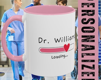 Personalized Medical Student Coffee Mug, Colorful Mugs Gift