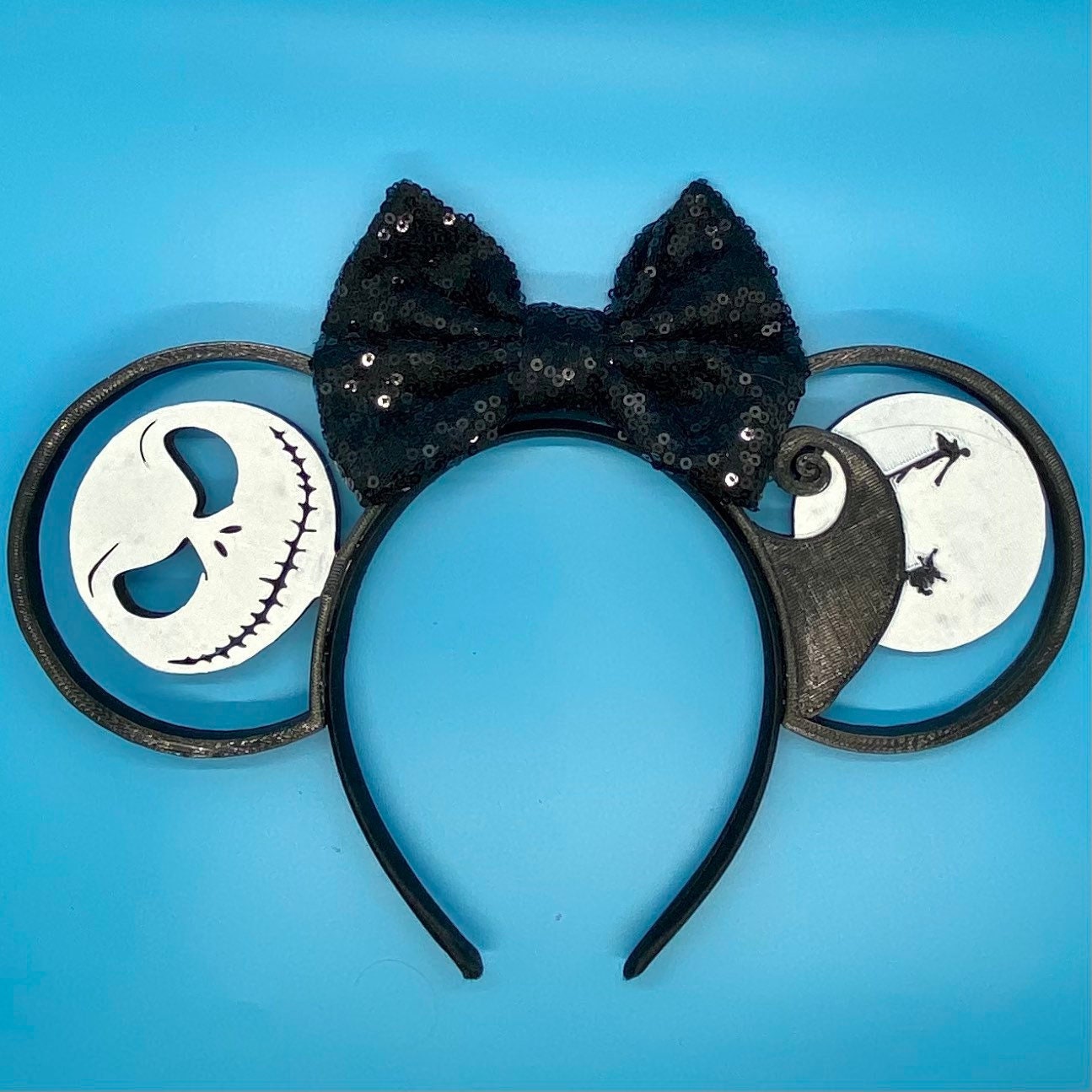 Disney The Nightmare Before Christmas 3D Printed Ears Crochet Jack Skellington Ears - Free Pattern - Ami Amour main image 4
