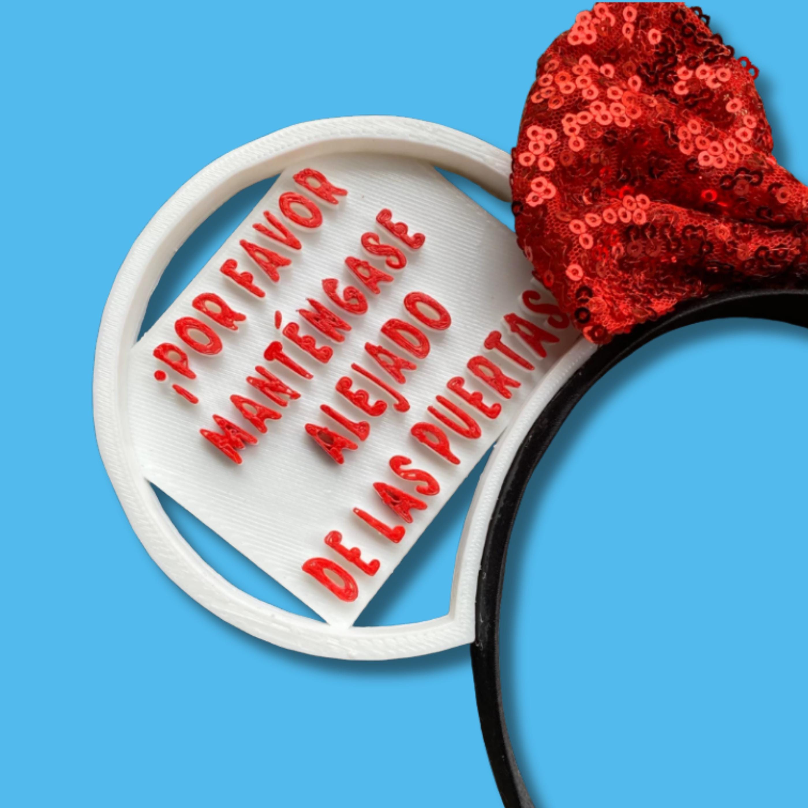 Disney Inspired Handmade Monorail Message 3D Minnie Ears Headband - NWOT il_fullxfull.850303997_2pxo.jpg main image 3