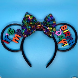 It&#39;s My Birthday 3D Printed Disney Ears Headband