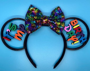 It's My Birthday 3D Printed Disney Ears Headband