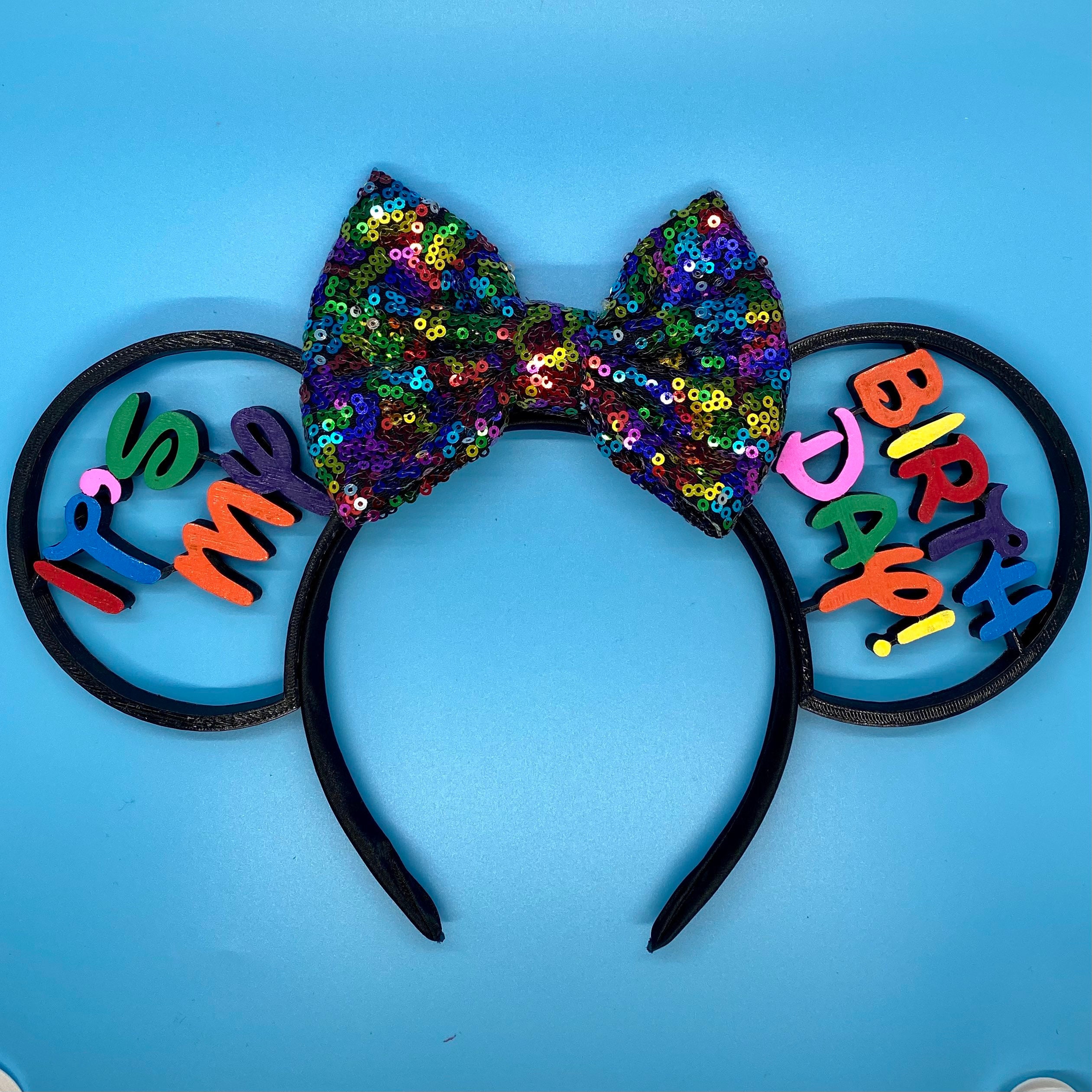 It's My Birthday 3D Printed Disney Ears Headband - Etsy Sweden