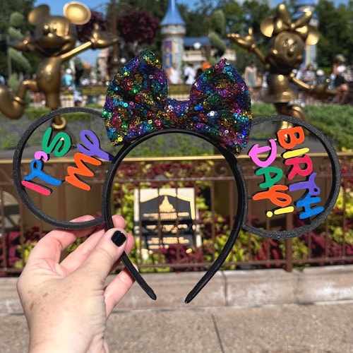 It's My Birthday 3D Printed Disney Ears Headband