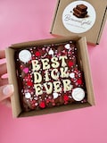 Valentine's gifts for him, Personalised Valentine's Brownie gifts, Valentine's day gift chocolate, Valentine's brownie