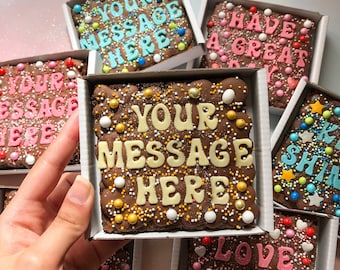 Caja de galletas personalizada - Galletas para buzón - Productos horneados - Caja de galletas para dulces - Regalo para buzón - Personalizar - Regalos personalizados - Casero