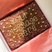 Personalised brownie slab - letterbox gift - baked goods - personalised gift - brownie box - chocolate gift - treat box - isolation gift 