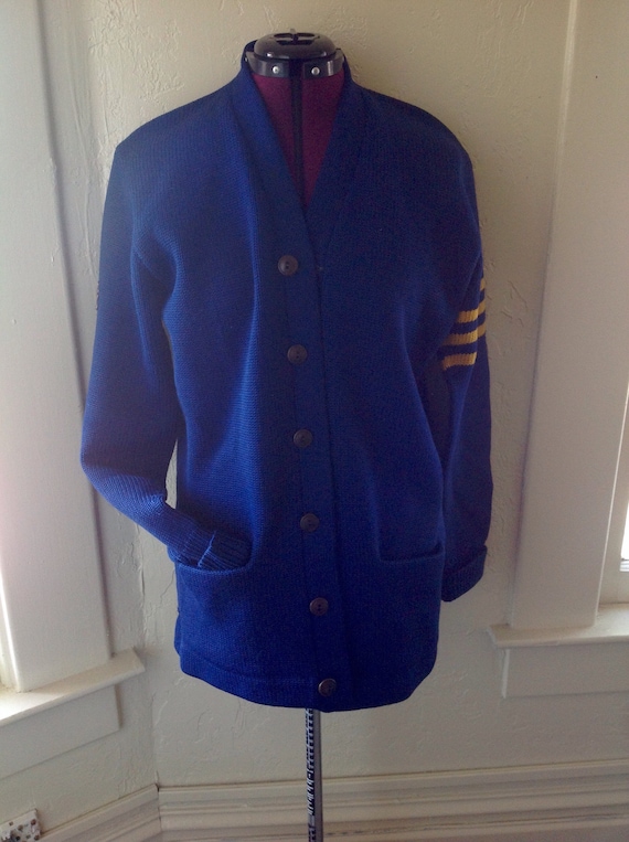 30s Letterman Sweater Jacket Athletic High School