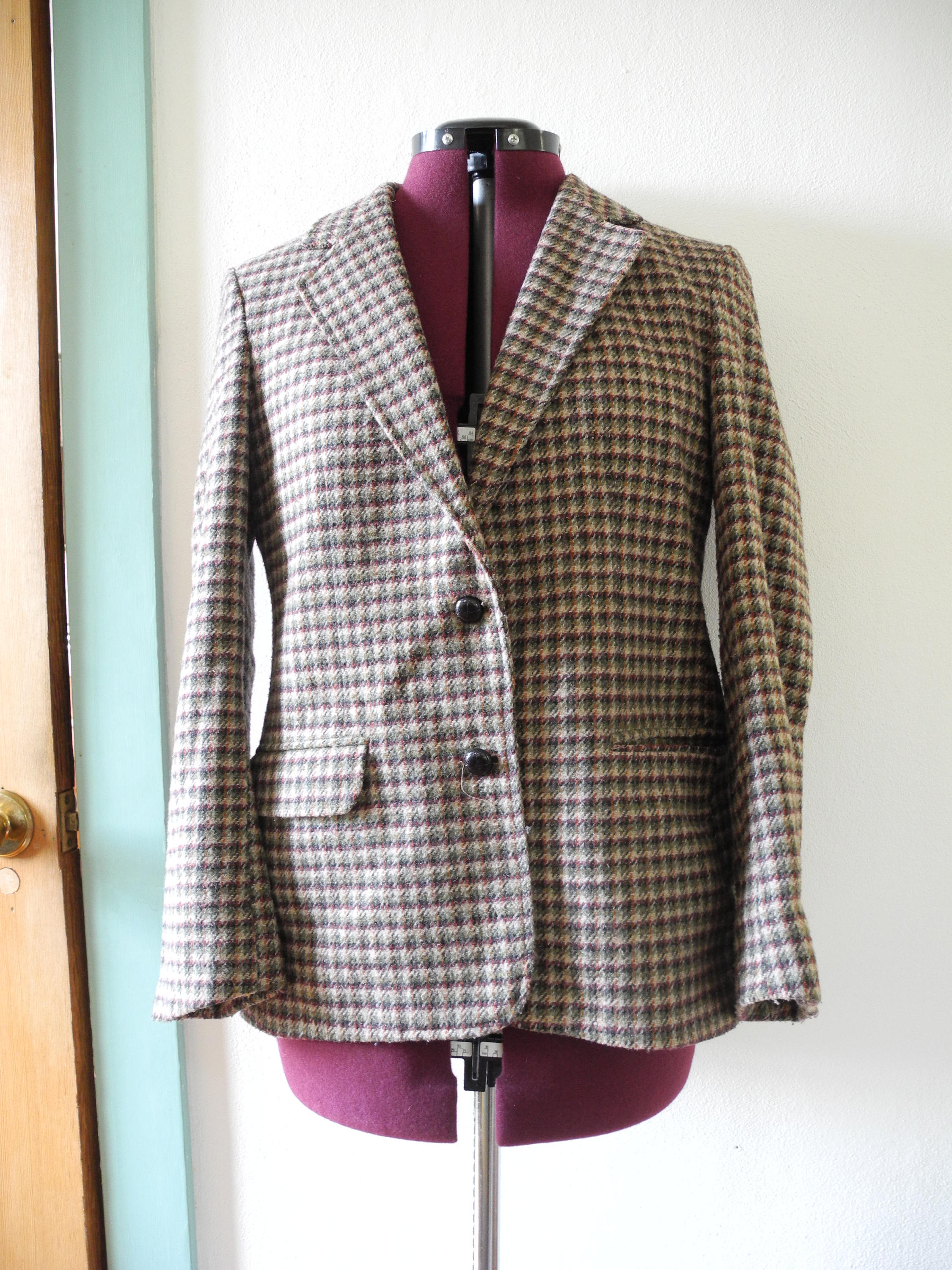 Oscar de la renta vintage tweed blazer main image 1