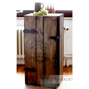 Cabinet home bar wooden box cargo box wooden chest "Bordeaux"