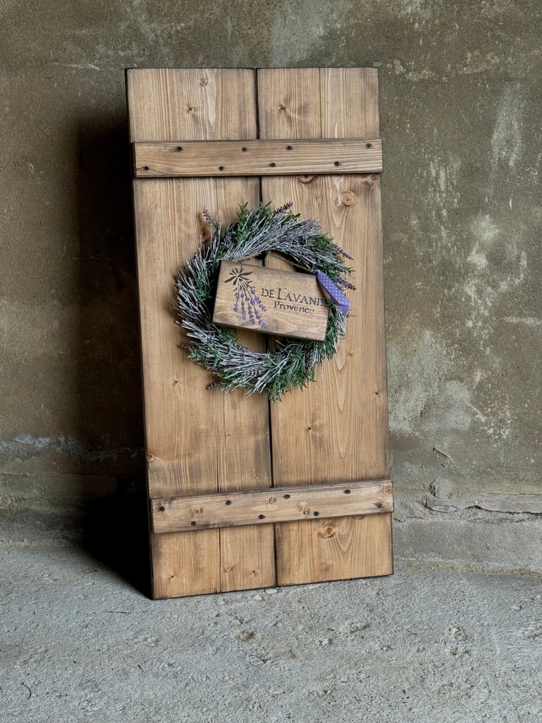 Rustic Shutter Signs COTTAGE GARDEN Window Shutter With Wooden Sign, Garden Decoration - Etsy