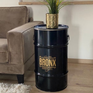 Elegant garbage can side table trash can laundry bucket with handles 60l