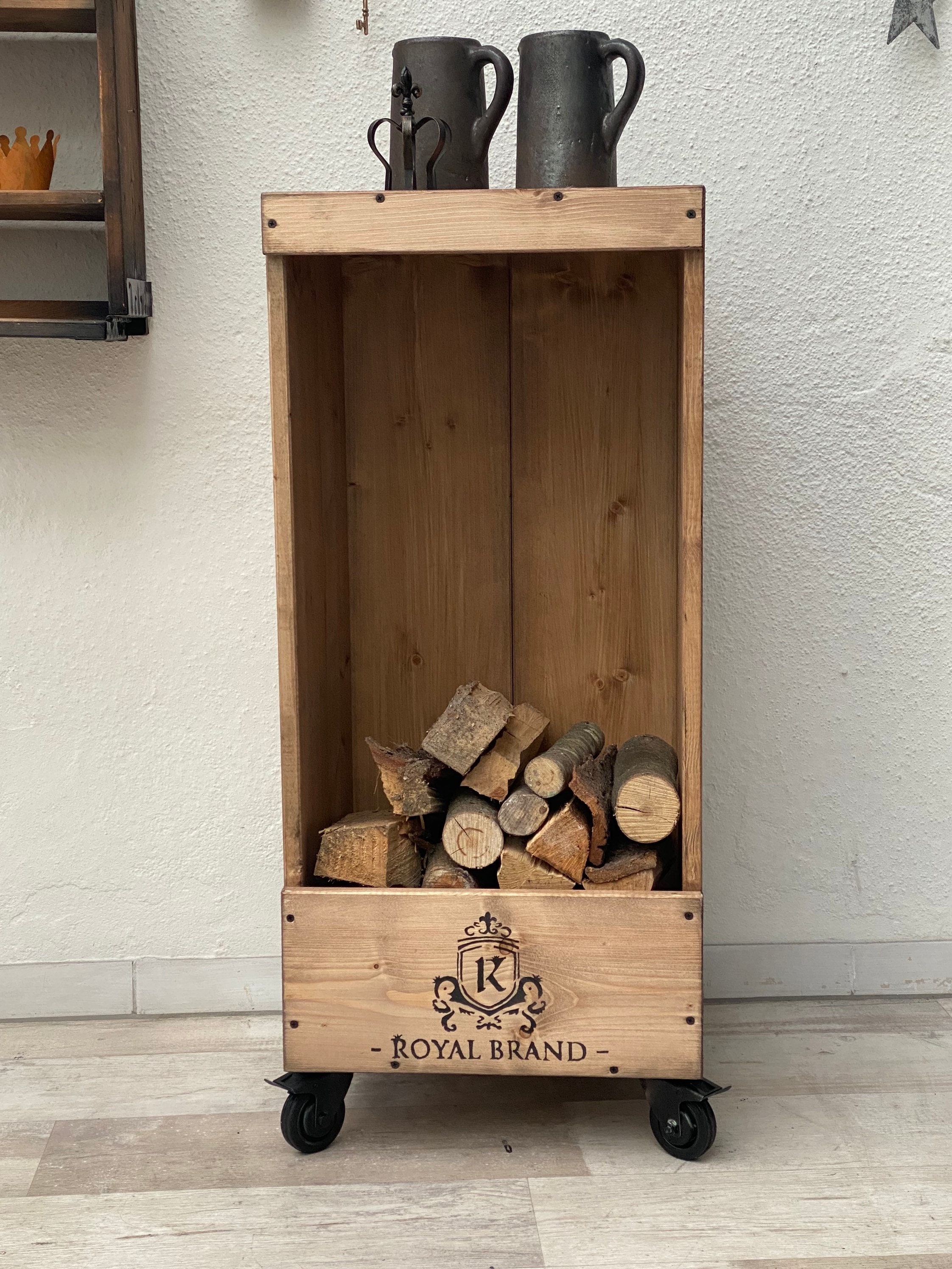 Plastic firewood storage box hotsell
