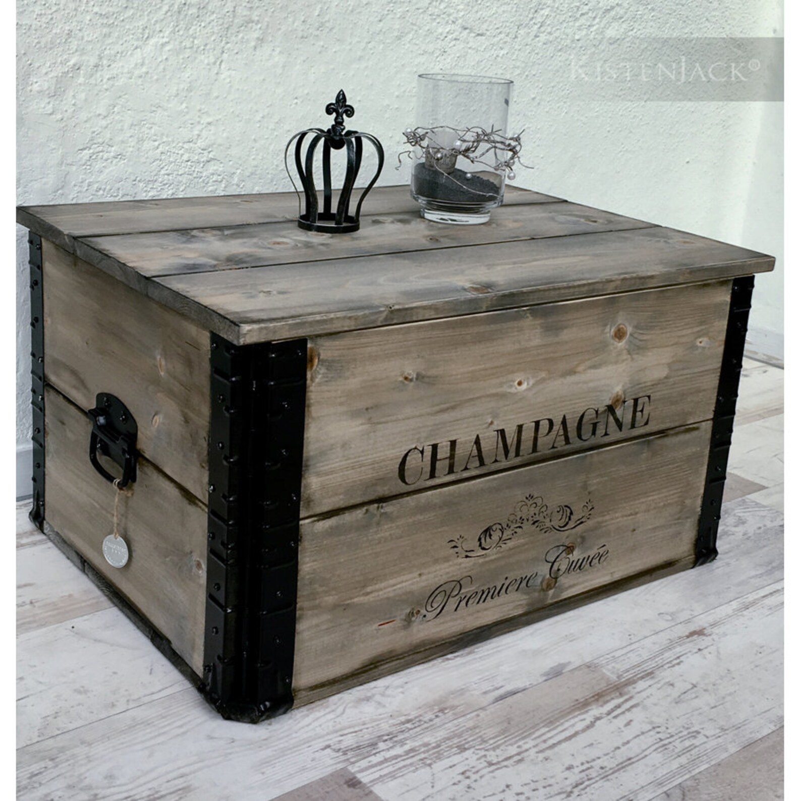 Wooden box cargo box chest table storage box Etsy