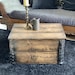 Wooden Box Cargo Box Chest Table Coffee Table - Etsy
