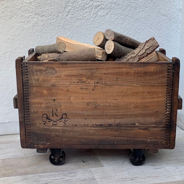 Firewood Box Etsy