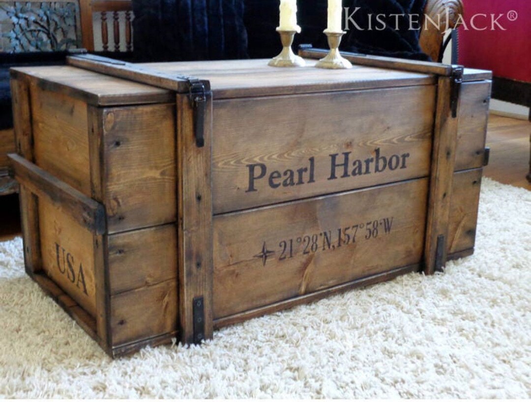 Chest, Wooden Box, Cargo Box, Bench, Coffee Table 