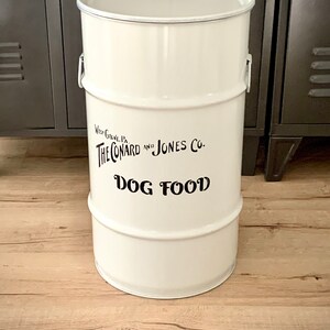 Dog food cheap container decorative