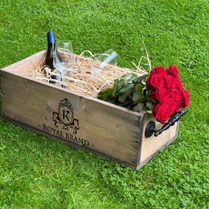Wine box gift idea wedding gift box wooden box