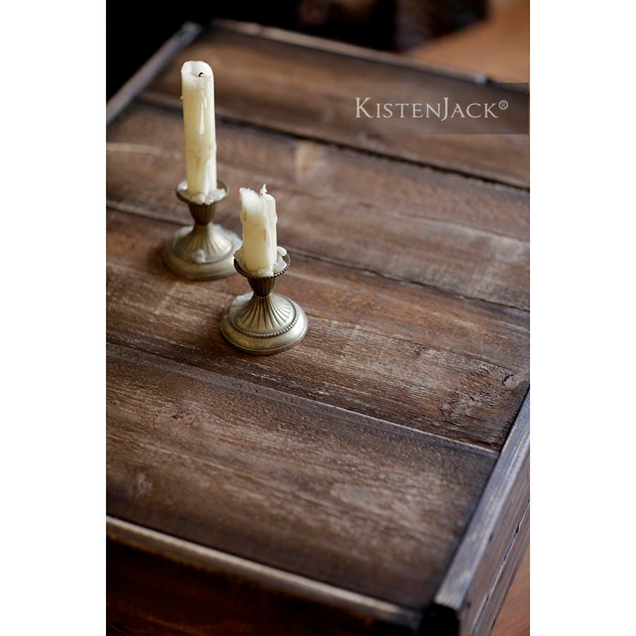 Coffee Table Wooden Box Wooden Table With Wheels Etsy