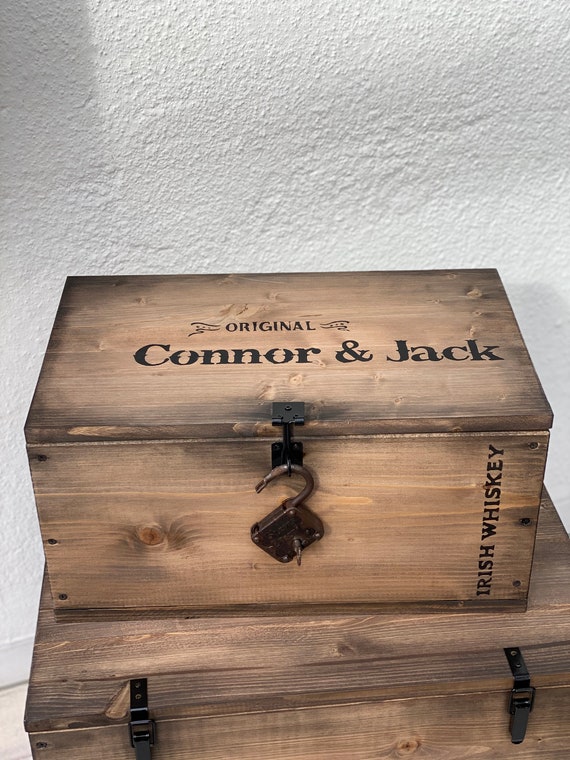 Caja de madera vintage Caja de carga Wkiskeybox Caja de almacenamiento  Connor -  México