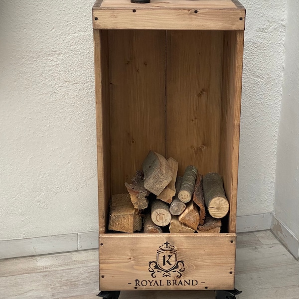Firewood Box Etsy