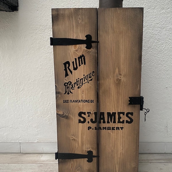 Rum Hausbar Vintage  Schrank Regal