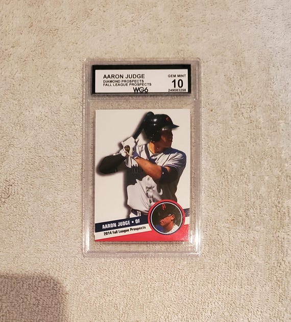 aaron judge rookie card graded Amazon.com: 2017 Topps Baseball #287 Aaron Judge Rookie Card Graded PSA 10  Gem Mint : Collectibles & Fine Art