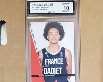 Graded Gem Mint 10 2023 Rookie PACOME DADIET
