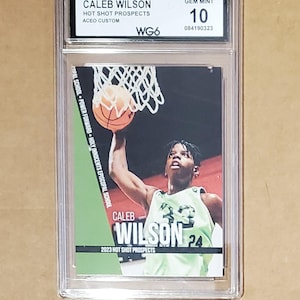 Graded Gem Mint 10 2023 rookie CALEB WILSON
