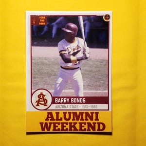 Tarjeta de los Sun Devils de ASU del fin de semana de exalumnos de 2018: Barry Bonds, Piratas de Pittsburgh