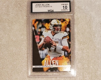 Graded Gem Mint 10 rookie 2017 JOSH ALLEN Buffalo Bills