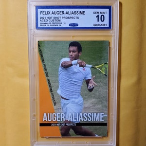 Graded Gem Mint 10 2021 rookie FELIX AUGER-ALIASSIME