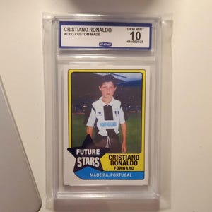 graded ronaldo card Amazon.com: Cristiano Ronaldo 2018 Donruss Soccer Card #158 Graded PSA 10  (Cert #55073132) : Collectibles & Fine Art