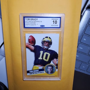 Graded Gem Mint 10 1999 rookie TOM BRADY Tampa Bay Buccaneers New England Patriots