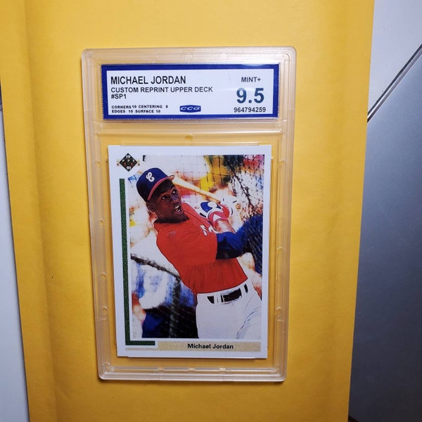 michael jordan rookie baseball card white sox