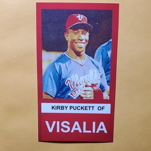 1983 Visalia Oaks rookie KIRBY PUCKETT Minnesota Twins
