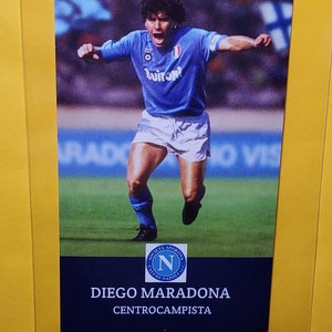 1978 Italienische Ausgabe Neapel Karte DIEGO MARADONA