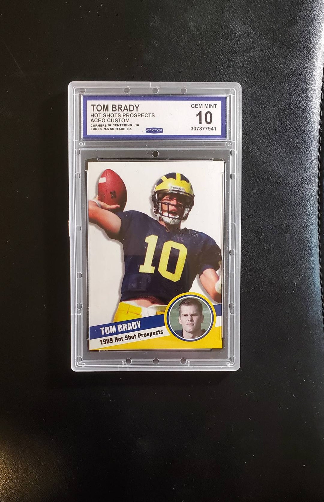2020 Tom Brady Tom Brady Graded Card Set  6 Gem Mint 10 Licensed Trading  Cards (Fleer, WCG) Card Tom Brady