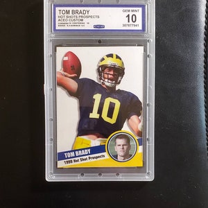 Graded Gem Mint 10 1999 rookie TOM BRADY Tampa Bay Buccaneers New England Patriots