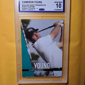 Graded Gem Mint 10 rookie 2019 CAMERON YOUNG