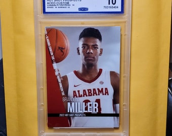 Graded Gem Mint 10 rookie 2022 BRANDON MILLER