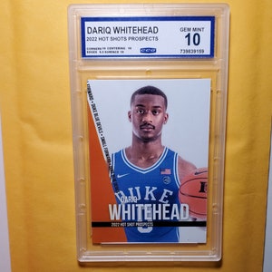 Graded Gem Mint 10 rookie 2022 DARIQ WHITEHEAD