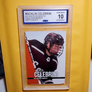 Graded Gem Mint 10 2022 MACKLIN CELEBRINI groentje Boston University