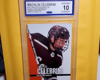 Graded Gem Mint 10 2022 MACKLIN CELEBRINI rookie Boston University