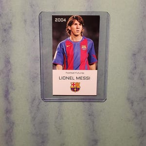 2004 Football Futures rookie LIONEL MESSI