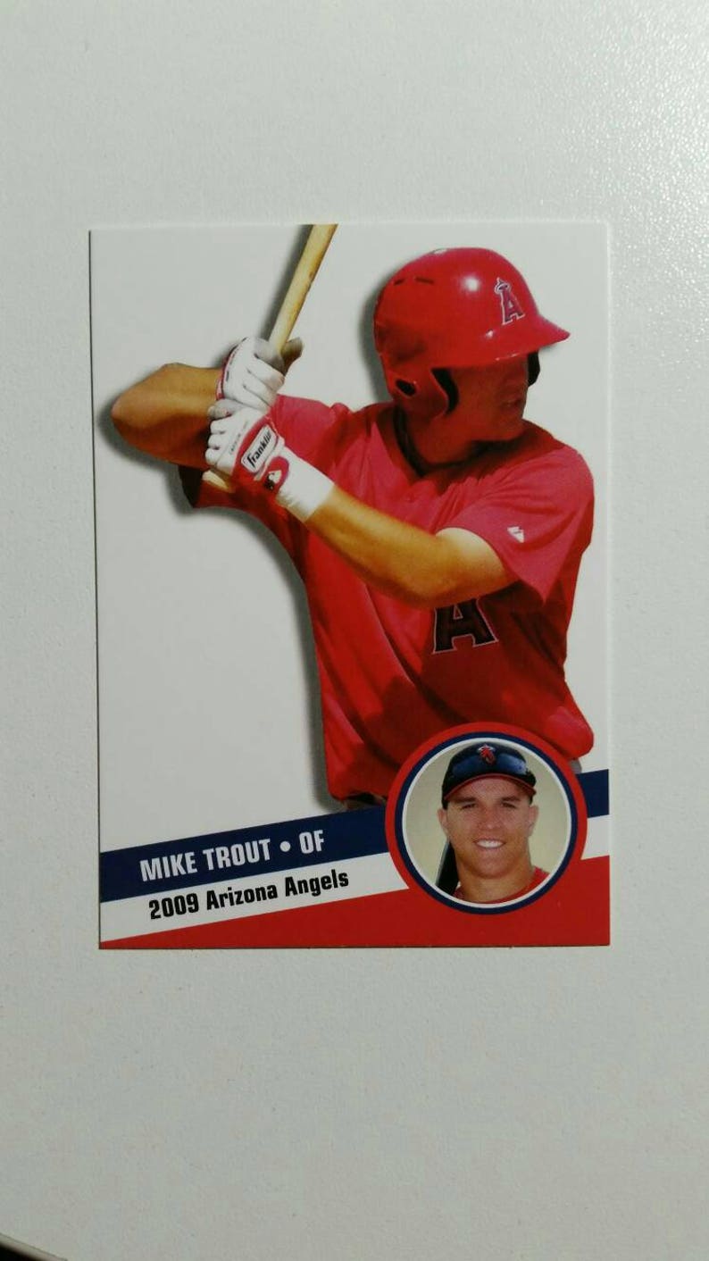 2009 Tempe Angels MIKE TROUT Diamond Prospects rookie