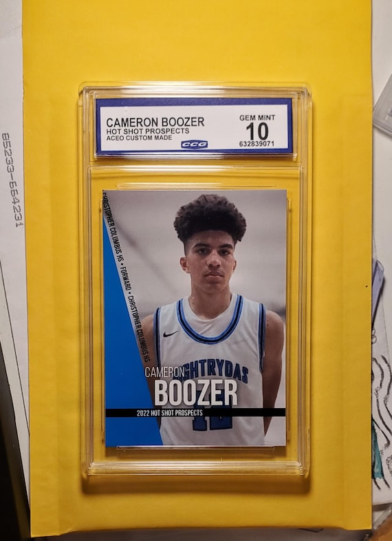 Graded Gem Mint 10 2023 Rookie CAMERON BOOZER - Etsy