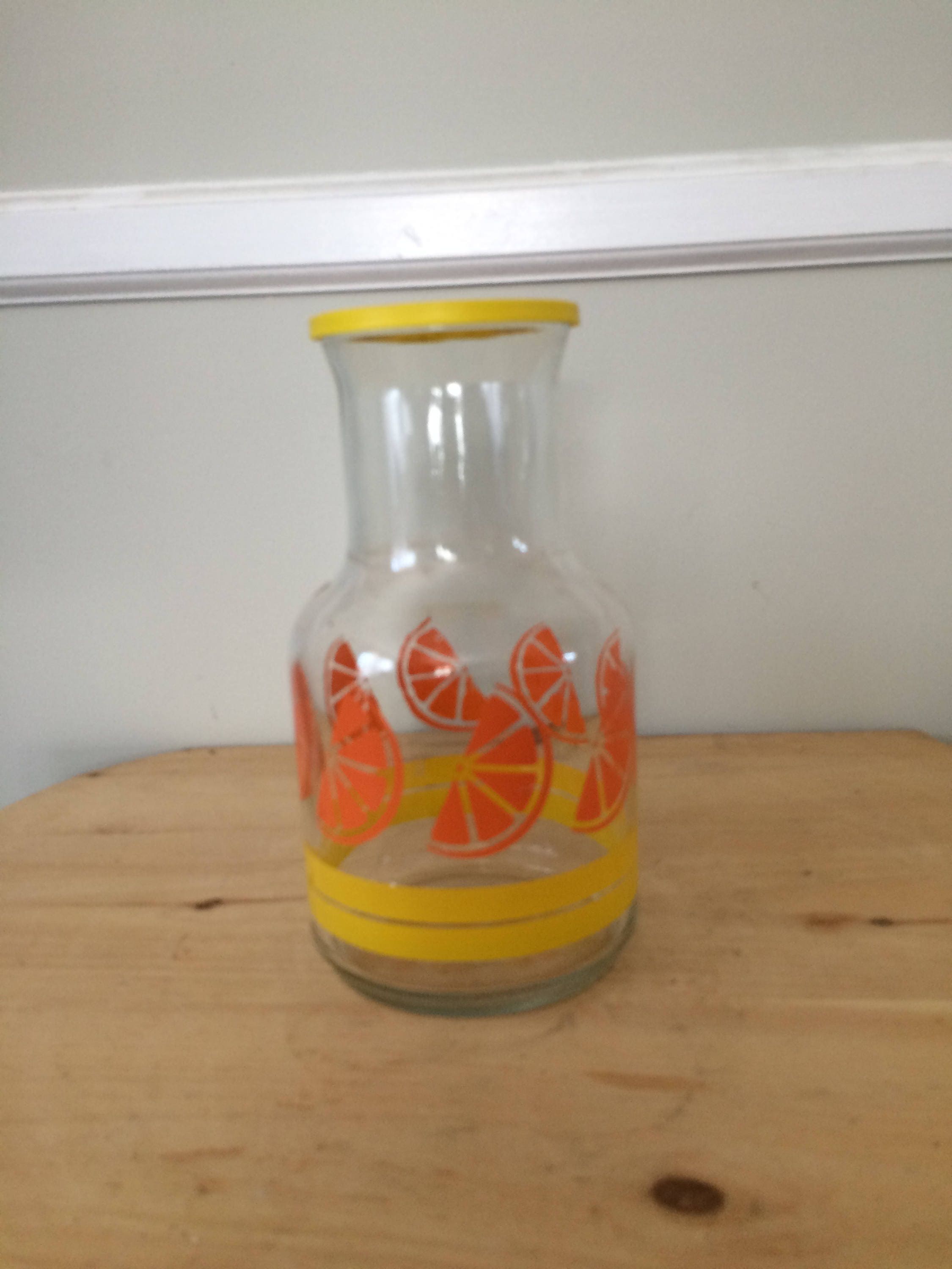 Libbey of Canada Orange Juice Carafe Libbey Juice Pitcher Etsy